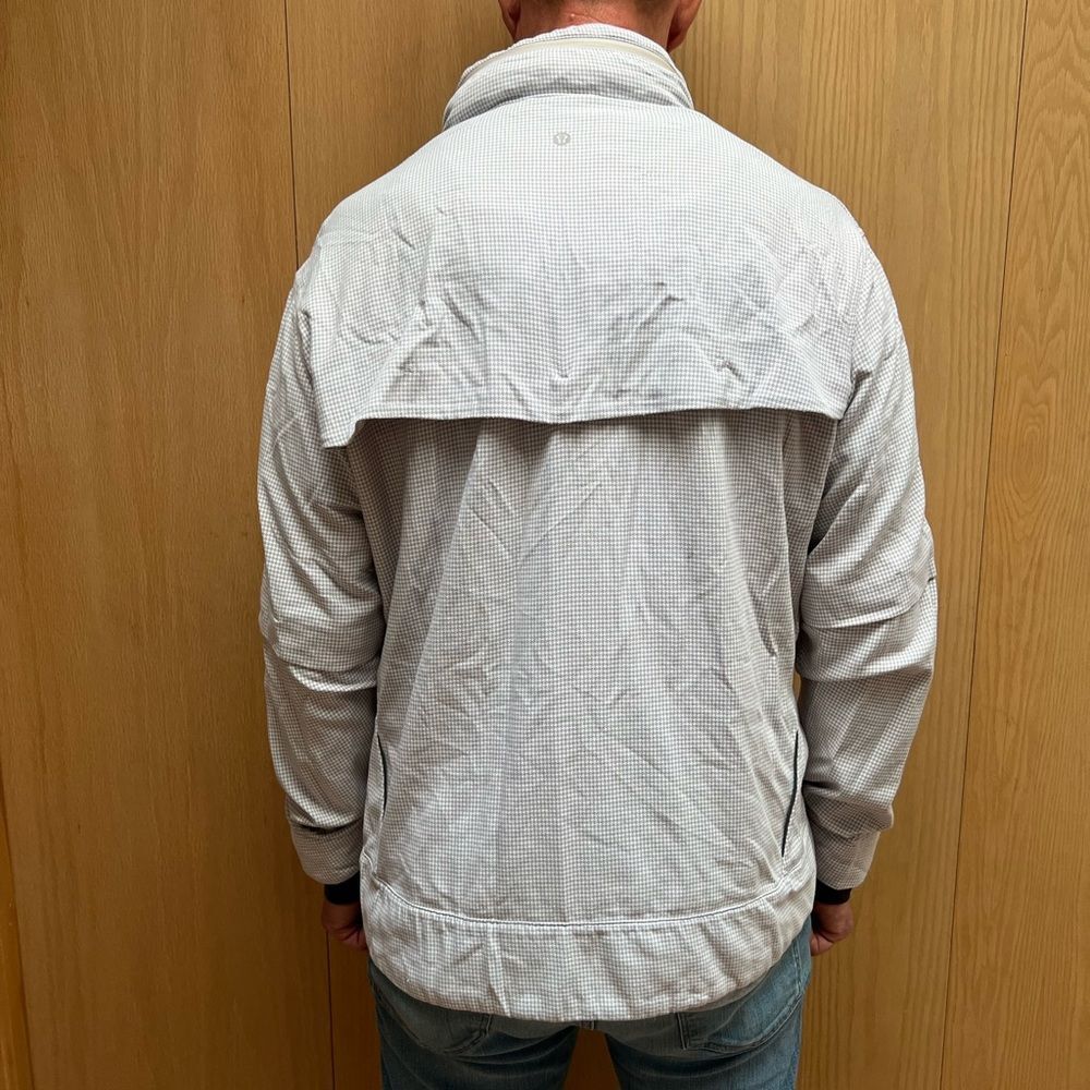 Lululemon Relay Jacket Houndstooth Swift Silverslate / Soot XXL - Picture 3 of 5